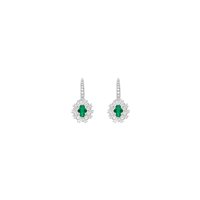Earrings Crivelli Woman SMERALDO in Gold Smeraldo 0.83 Ct 024-1917 - 024-1917